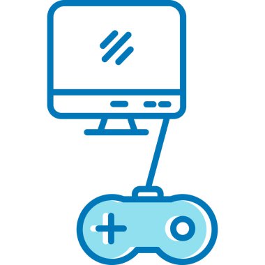 oyun konsolu çubuk simgesi - taslak biçimi