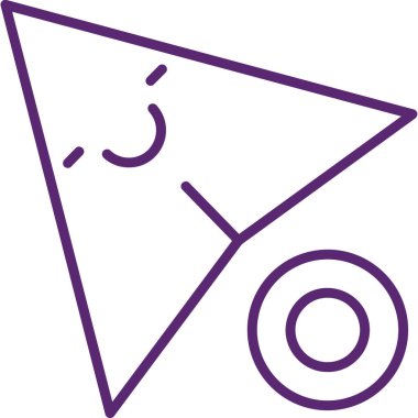 kağıt simgesi, vektör illüstrasyonu