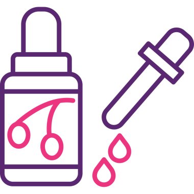 Bir sprey şişe simgesinin vektör çizimi