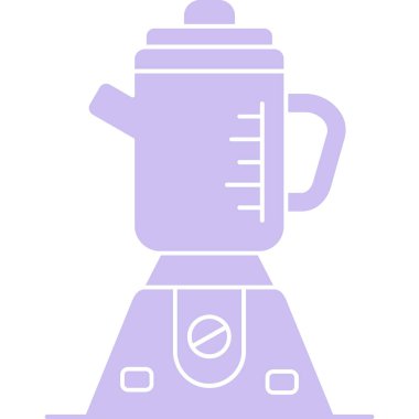 Bir kahve makinesi simgesinin vektör çizimi