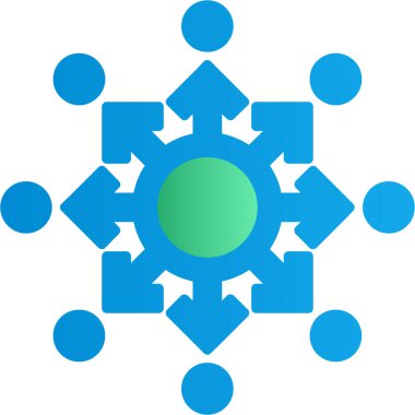 Beyaz arka plan üzerinde izole kar tanesi simgesi. Vektör çizim