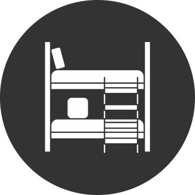 Modern mobilya simgesinin vektör illüstrasyonu