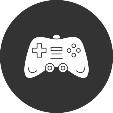 gamepad simgesi vektör illüstrasyonu