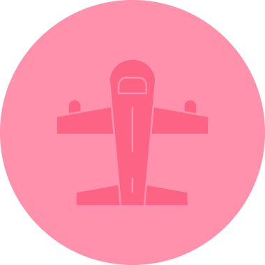 düzlem simgesinin vektör illüstrasyonu