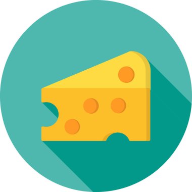 Peynir simgesi vektör illüstrasyonu