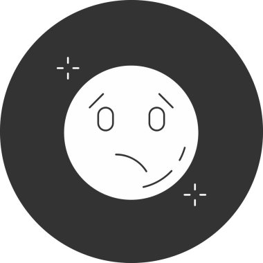 Üzücü bir simgenin vektör çizimi