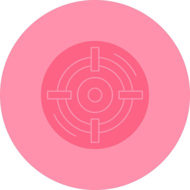 Hedef simgenin vektör illüstrasyonu