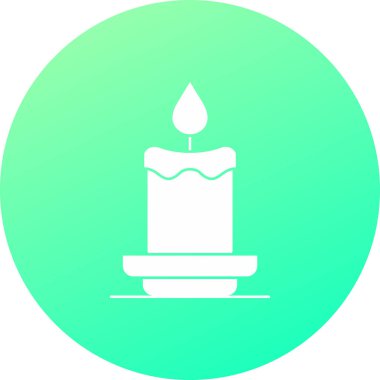 Mum simgesi vektör illüstrasyonu