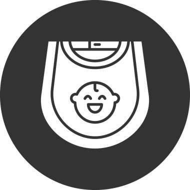 Bebeğim. Web simgesi basit illüstrasyon