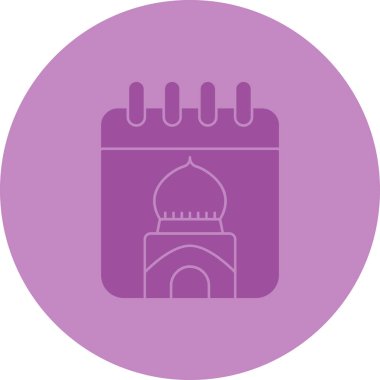 Cami. Web simgesi basit illüstrasyon