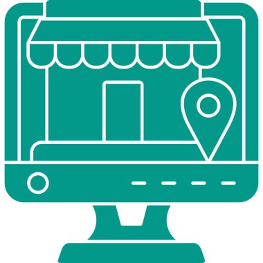 alışveriş sepeti simgesini işaretçisini göster. vektör çizim