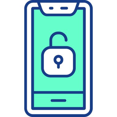 cep telefonu ikonu vektör illüstrasyonu