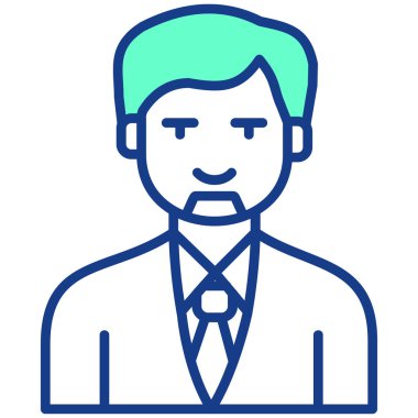 avatar. Web simgesi basit illüstrasyon