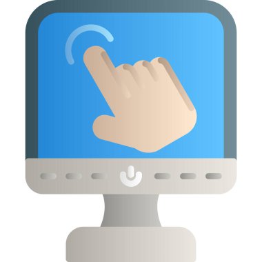 parmak dokunma düğmesine bas