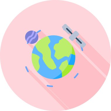 Beyaz arkaplanda izole edilmiş genel harita simgesi ve vektör illüstrasyonu