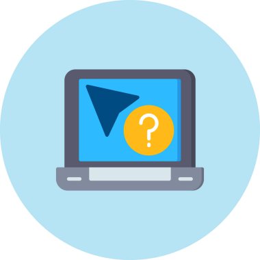 Zarf simgesi vektör illüstrasyon tasarımlı bilgisayar