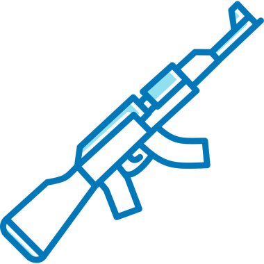 silah simgesi, vektör illüstrasyonu