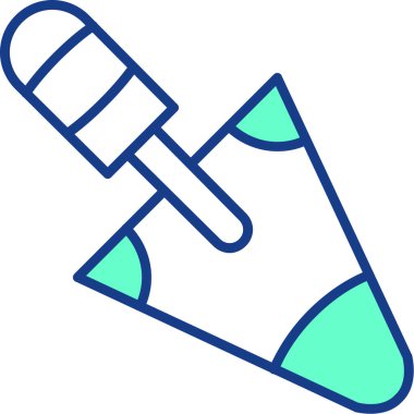 fırça. Web simgesi basit illüstrasyon