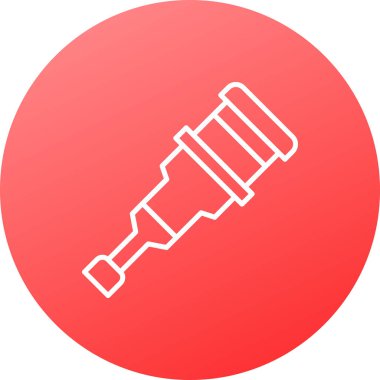 vektör şırınga simgesi, basit vektör illüstrasyonu