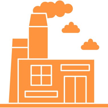 Sanayi Yapılar vektör simgesi.