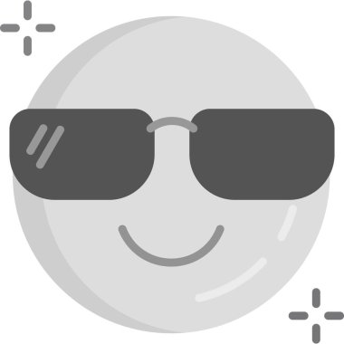 Gözlük. Web simgesi basit illüstrasyon