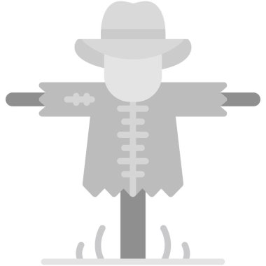 basit moda korkuluk simgesi