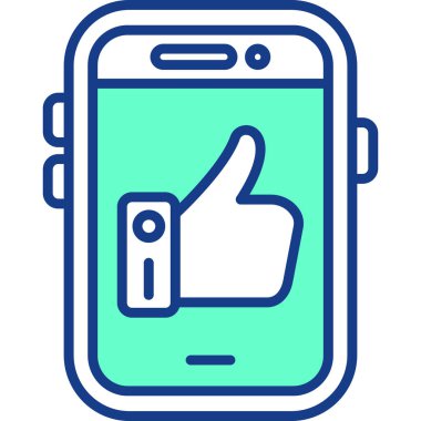 Gibi. Web simgesi basit illüstrasyon