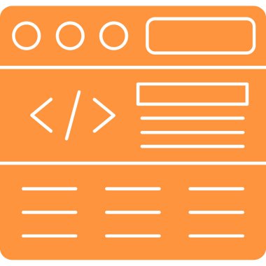 Ana hat biçiminde kod kodlama simgesi