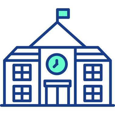 Saat. Web simgesi basit tasarım