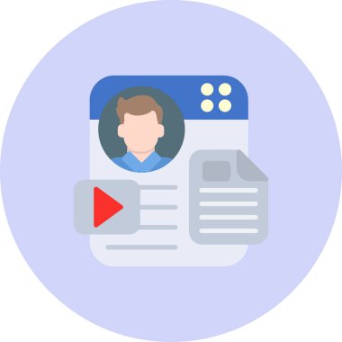 Web düz tasarım simgesi