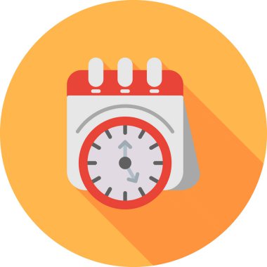 Takvim düz simgesini, vektör, illüstrasyon