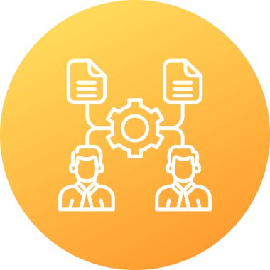 Basit vektör illüstrasyon iş kavramı