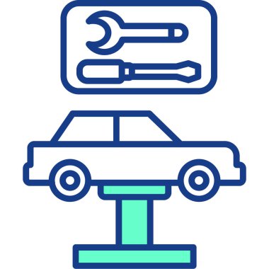 Araba anahtarı. Web simgesi