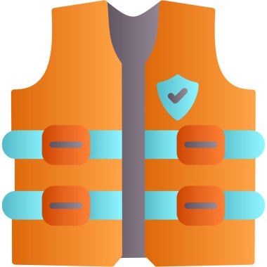 Kıyafet moda simgesi düz stil