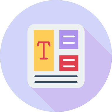 Kitap. Web simgesi basit illüstrasyon