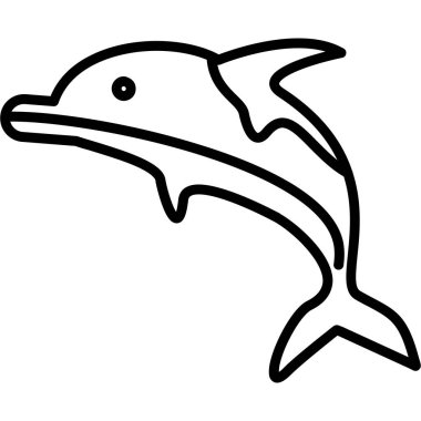 Deniz hayvan yunus simgesi