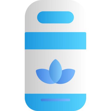 Şişe simgesi. Vektör İllüstrasyonu