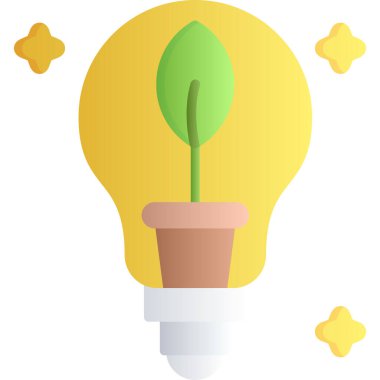 Ampul Simgesi, Vektör illüstrasyonu