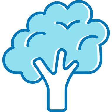 Bulut. Web simgesi basit illüstrasyon