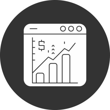 iş grafik simgesi, modern tasarım illüstrasyonu