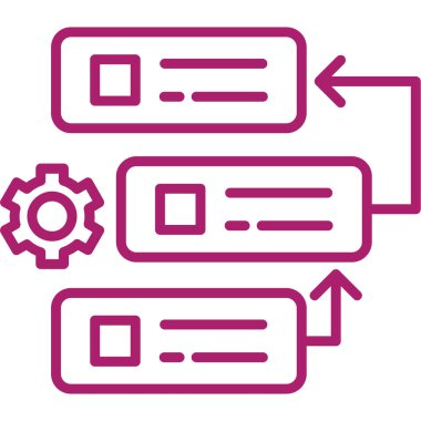 seo modern simgesinin vektör illüstrasyonu