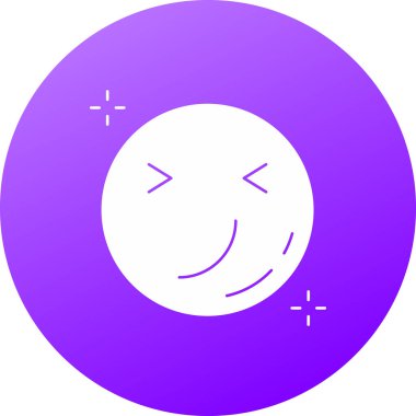 emoji simgesinin vektör illüstrasyonu