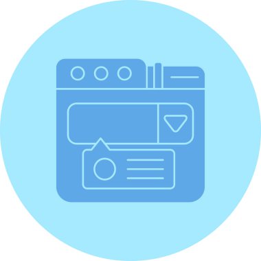 Tarayıcı simgesi. Basit tasarım