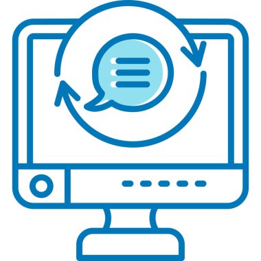 Web simgesi vektör illüstrasyonu