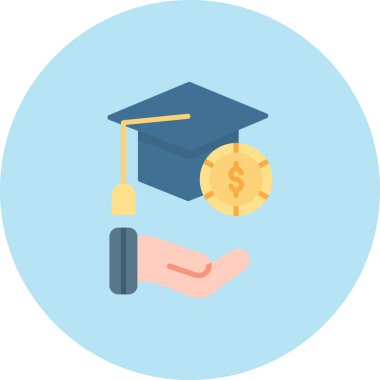 Modern eğitim ikonunun vektör illüstrasyonu