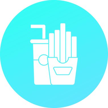 Mavi fırçalı bir elin vektör çizimi