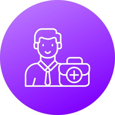 Modern simgenin vektör illüstrasyonu