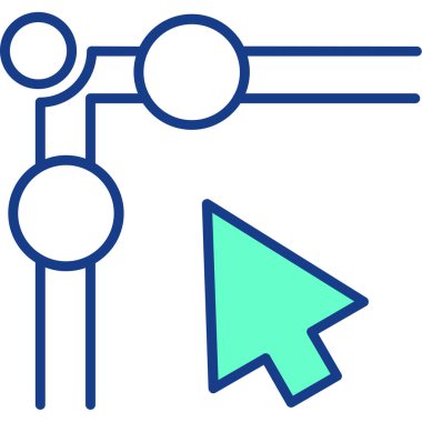 Ok yönü simgesi doldurulmuş - taslak biçimi