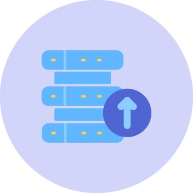 veri sunucu simgesi vektör illüstrasyonu