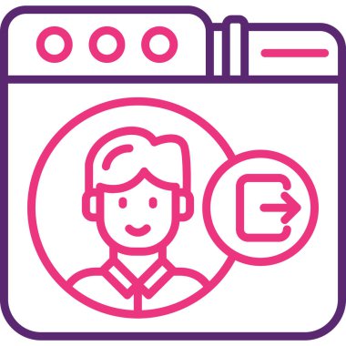 Bir kamera simgesinin vektör illüstrasyonu